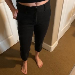 Black Cropped Leggings Size 2